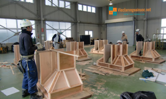 Nghề mộc, 04 nam, 18-27 tuổi, Chiba