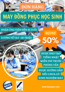 [MAY ĐỒNG PHỤC HỌC SINH], TUYỂN 08 NỮ TỪ 18 – 45 TUỔI – OKAYAMA